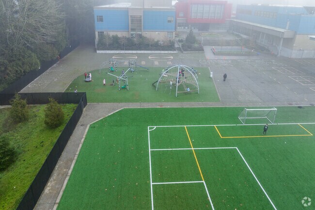 Stevenson Elementary School playground.