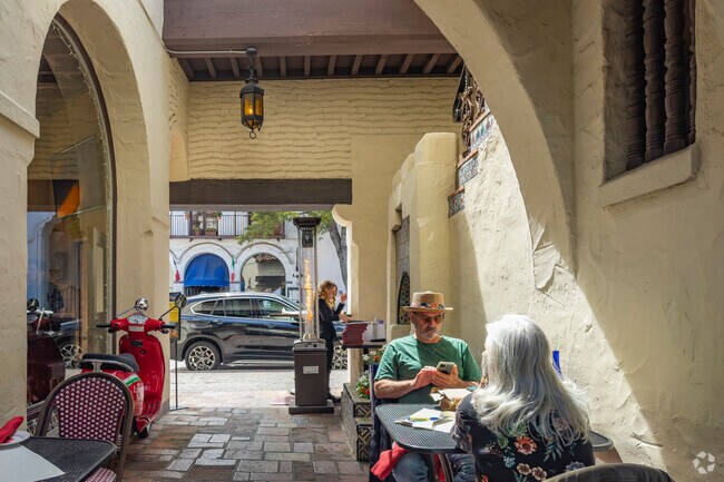 Grab a bite at a cafe with your bestie in Carmel-By-The-Sea, California.