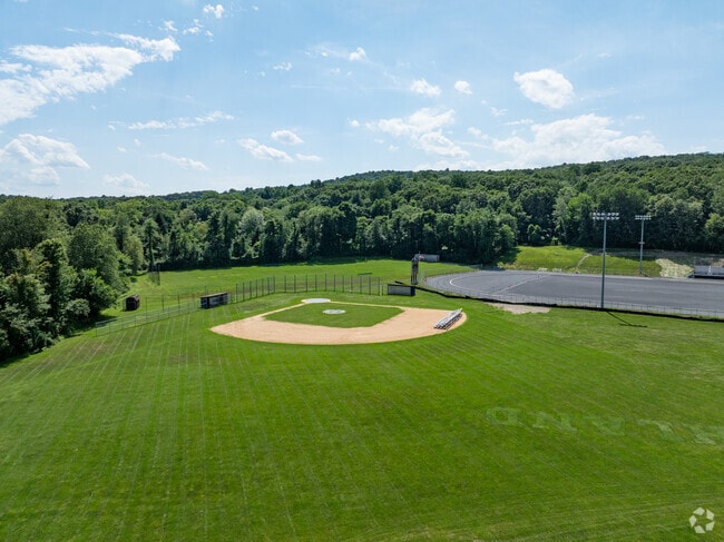 The big baseball field at Highland High School.