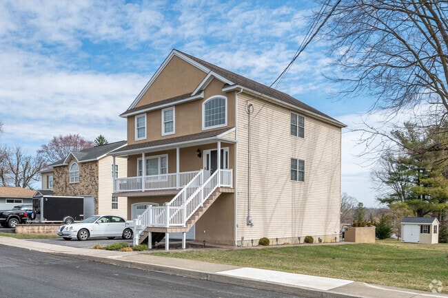 Beautiful single family homes line the streets in Conestoga Heights.