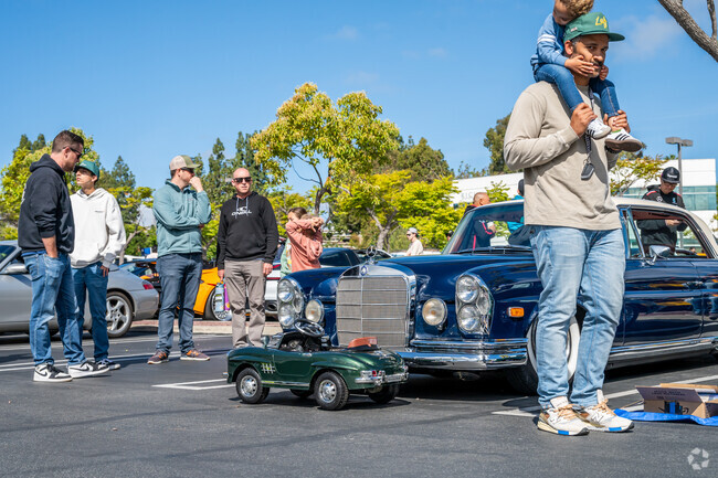 People of all ages can enjoy the classic cars on display at Sunday Steel near Niguel Summit.