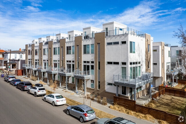 Modern condominiums are being built in Jefferson Park.