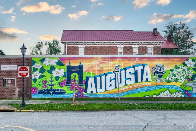 Augusta is alive with fresh, bold artwork throughout the city.
