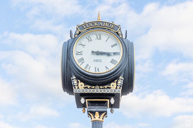 Tuckahoe's town clock dates to 1902.