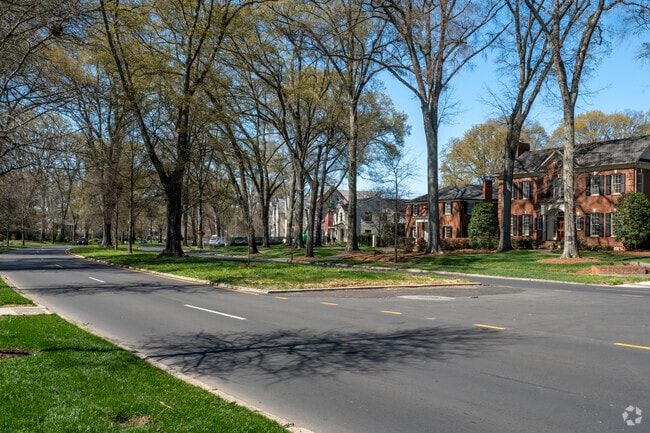 Queens Boulevard West is one of the most iconic streets of Charlotte located in Myers Park.