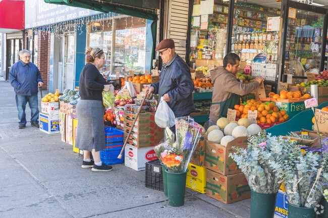 Locals of Middletown-Pelham Bay shop at family owned business along Westchester Avenue.