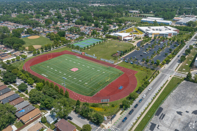 Aerial View of The Kroc Salvation Army Community Center & Kroc Stadium