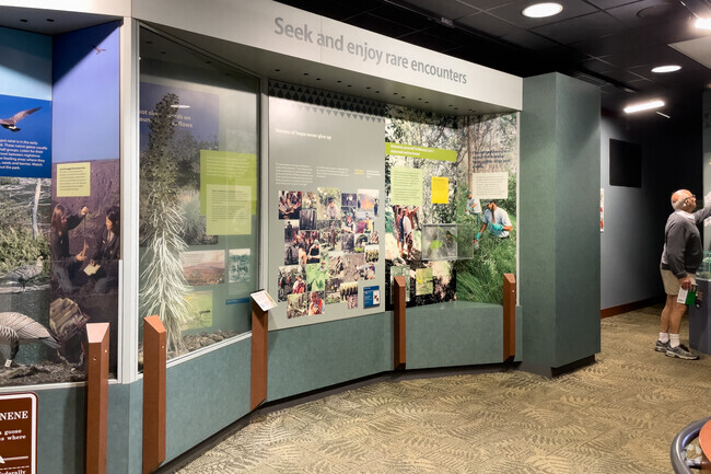 The Kilauea Visitors Center is the first stop for visitors who enter the National Park.