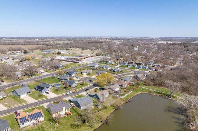 Tree lined streets make up most of Gardner-Edgerton, Kansas.