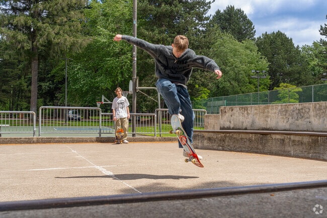 Shred at the Tualatin Skateboard Park.