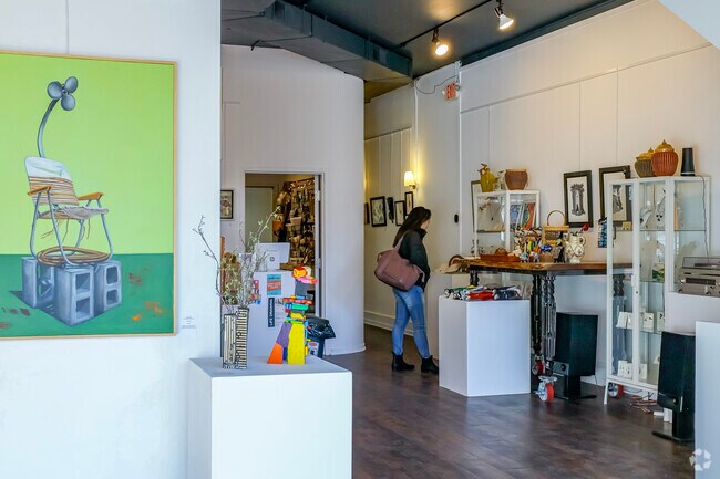 The Gutman Gallery in Kerrytown hosts a rotating exhibit of local art.