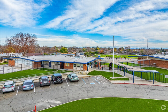 Student thrives at Pioneer Elementary School.