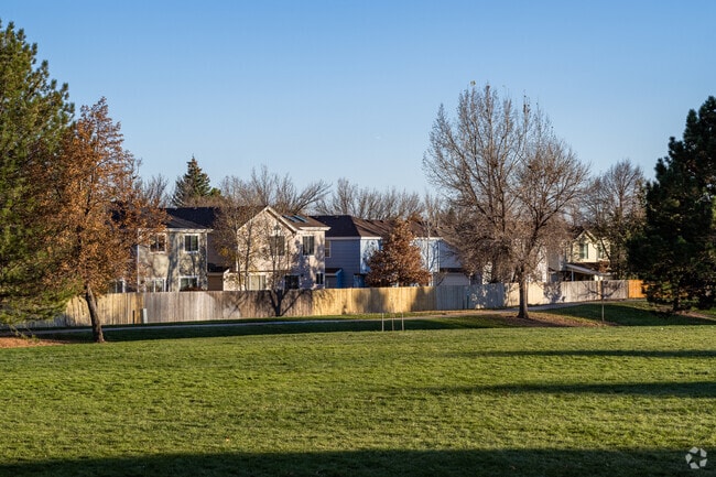 Homes along the namesake park in Greenway Park, Broomfield, Colorado.
