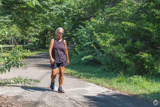 Enjoy a brisk morning walk along the Constitution Trail.