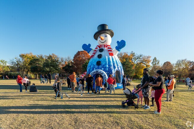 Christmas in the Park is hosted annually in Mesquite at Westlake Park.