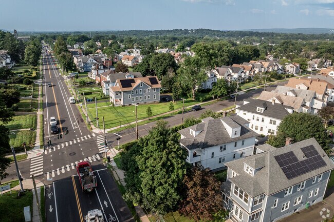 Living in Blue Hills offers residents a sparse suburban feel and most residents own their homes.