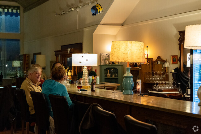 The Solera wine bar encapsulates Grinnell's essence - warm and welcoming.