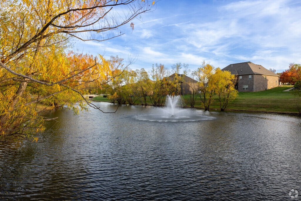 Fremont Hills features ponds and fountains for scenic views.