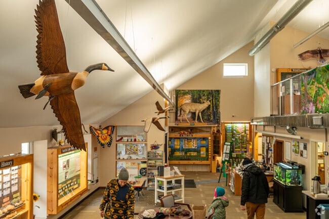 The Sally Manzara Interpretive Nature Center at Sunfish Lake Park has much to offer.