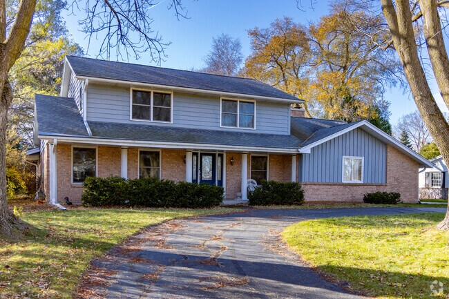 Colonial Revival influenced, traditional two-story homes are very popular in the neighborhood of Bender.