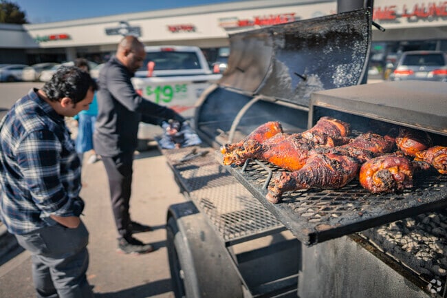 Grab some BBQ In the inviting and quiet Horseshoe Park, Aurora, Colorado.