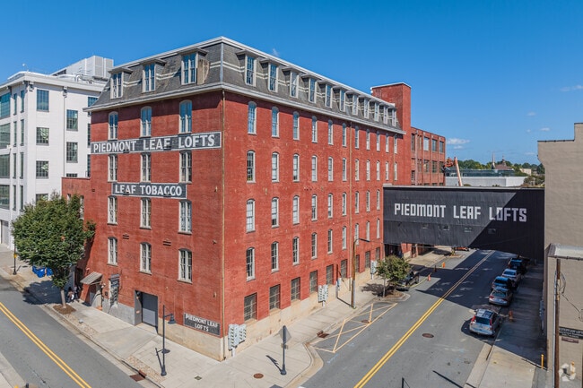 Former tobacco production buildings now function as stylish lofts in Innovation Quarter.
