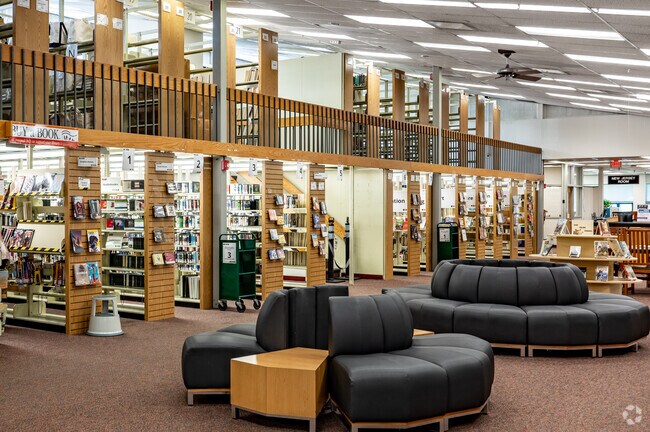 Comfort is the name of the game at Burlington County Library in Westampton.