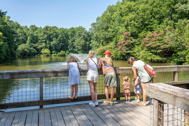 Enjoy a walk along the boardwalk at Memorial Park found near Crystal Hills.
