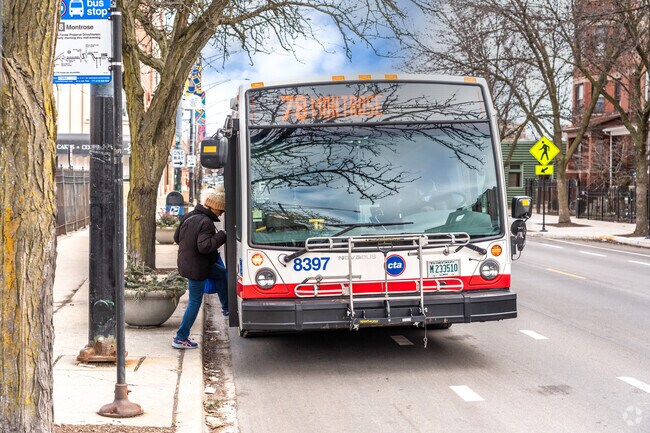 You can catch the CTA bus from the Horner Park neighborhood.