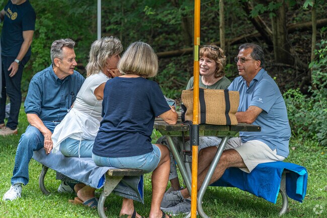 Residents love gathering throughout the summer to enjoy local beer at Parks on Tap.
