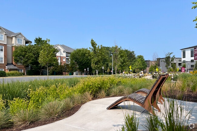 Residents can bask in the sun surrounded by beautiful landscaping in McNair.