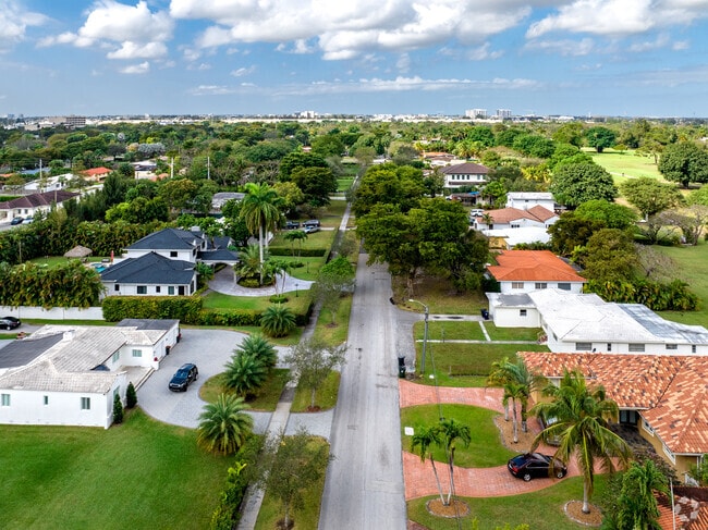 There are different styles of homes in Miami Springs.