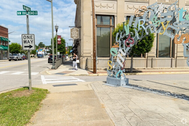 The Mary Duncan Public Library sits conveniently on Benson’s Main Street.
