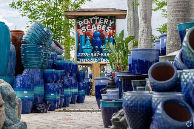 Riverstone has many home decor shops close by, including Pottery Scapes in Bonita Springs.