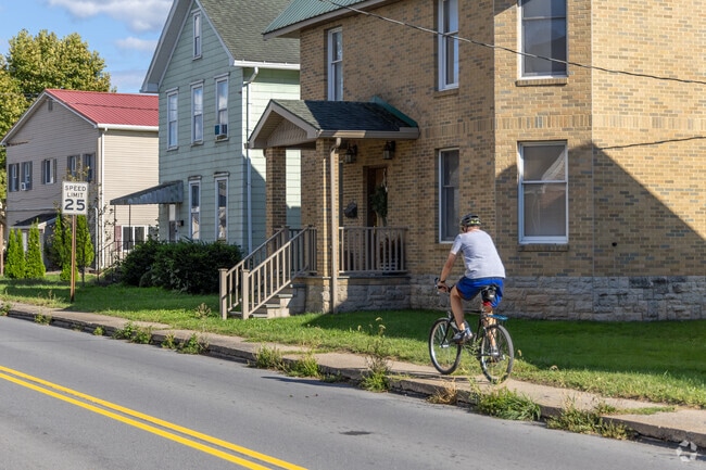 Hughesville locals love riding around the quiet streets and green paths in Hughesville.