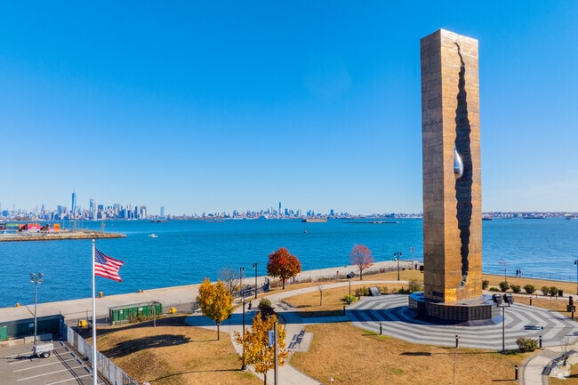 Bayonne's is not that far from NYC, and you can see proof of this across the Hudson River.