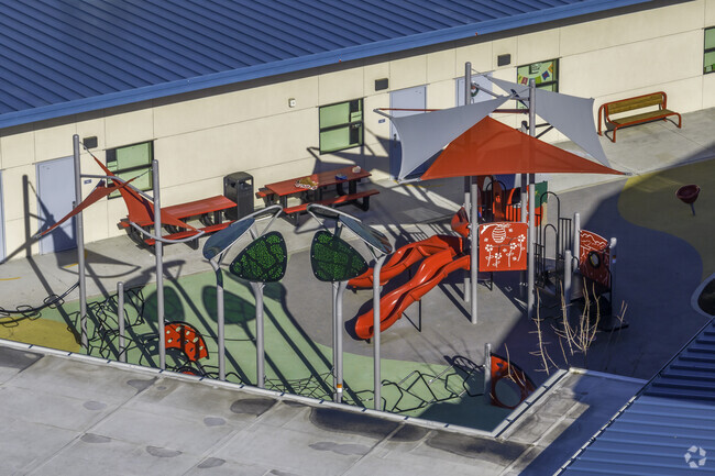 Your kids will love the playground at Robla Elementary School.
