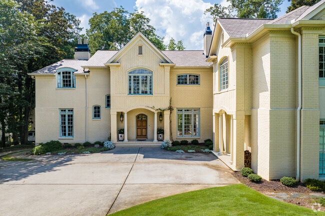 Chastain Park boasts Millennium Mansions that sit back on wooded lots.