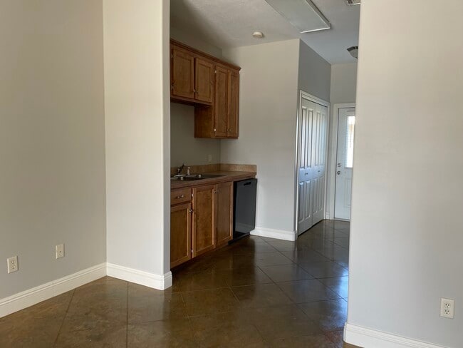 Kitchen view from living