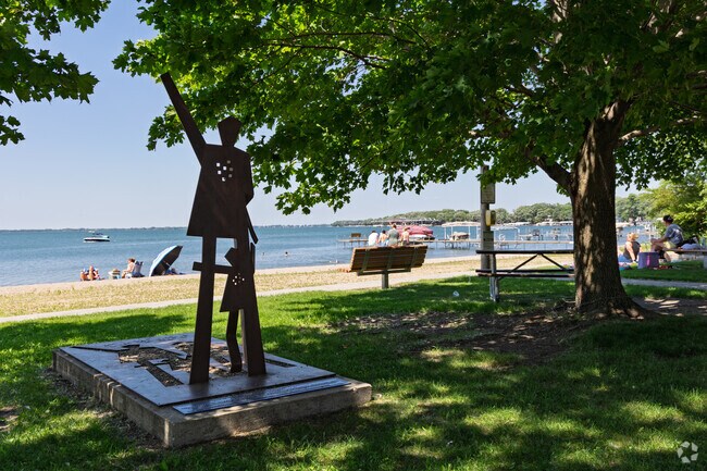 Orleans features a wealth of public art overlooking its beautiful beaches.