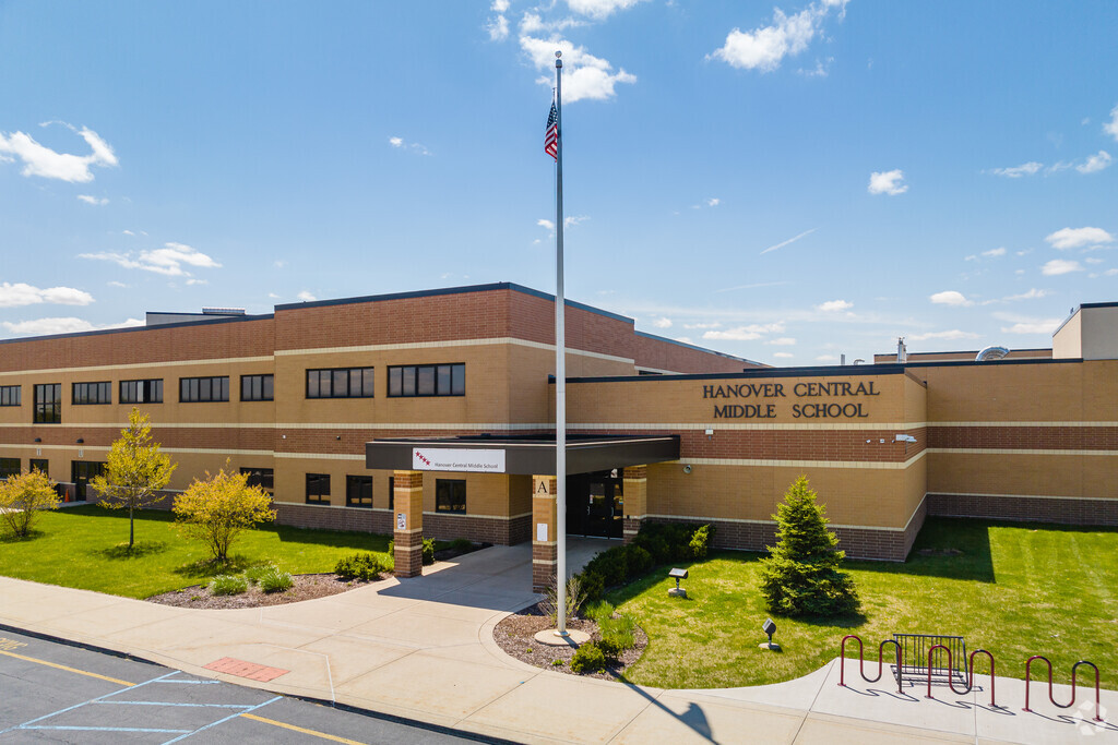 Hanover Central Middle School is a highly rated, public school in Cedar Lake with about 800 students in grades 5-8.