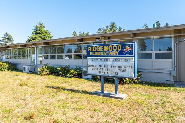 The student population of Ridgewood Elementary School is 294.