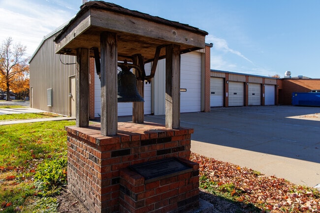 Outside of the Bethalto fire station you can see the original fire bell.