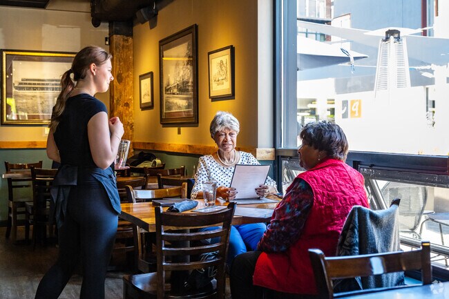 The Bay Restaurant serves great food and spirits in downtown Whitefish Bay.