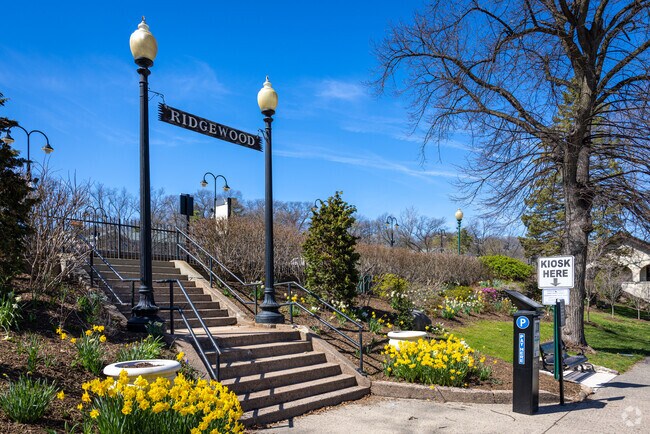 The Ridgewood train station provides an easy commute to NYC.