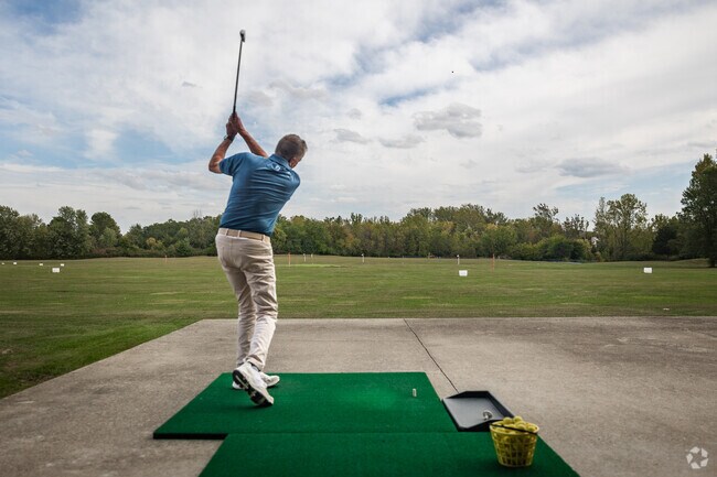 Smock Golf Course driving range is a great place to practice your swing.