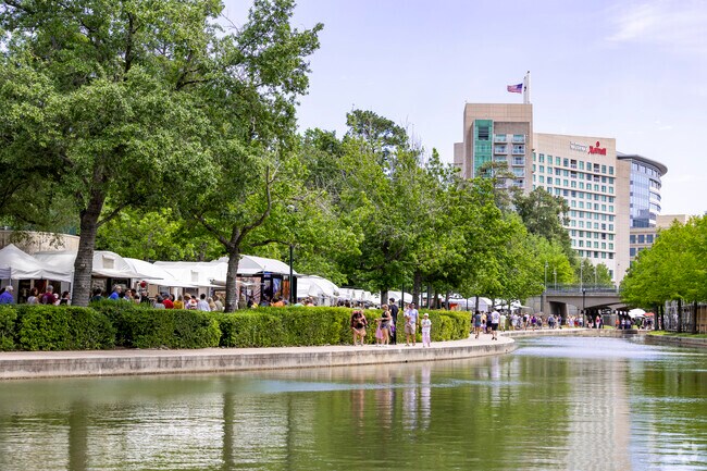 The Woodlands Waterway Arts Festival is a yearly event in The Woodlands, Texas.