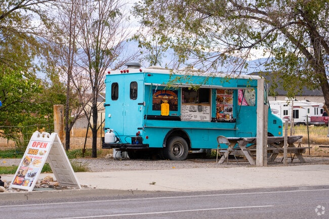 Tacos La Hacienda offers Mexican fare and outdoor seating for Centerfield residents.