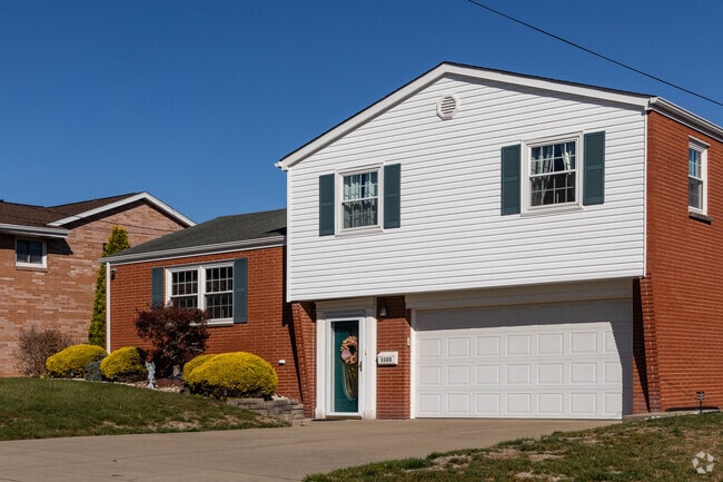 Split-level homes can be commonly found along the streets of Marland Heights.