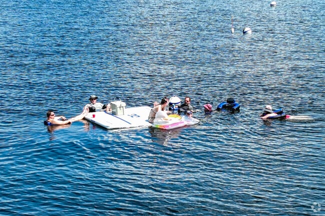 Sebego Lake is a favorite destination for outdoor fun near Baldwin.